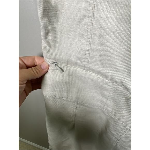 Royal Robbins Tank Dress M Cream Canvas Cotton Outdoors Athletic Preppy Y2K - Picture 4 of 8